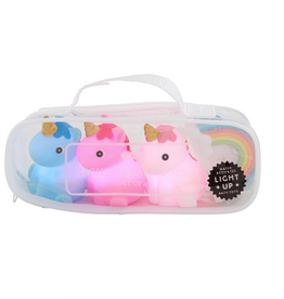 Bath Toys - Unicorn - Light Up - S/4
