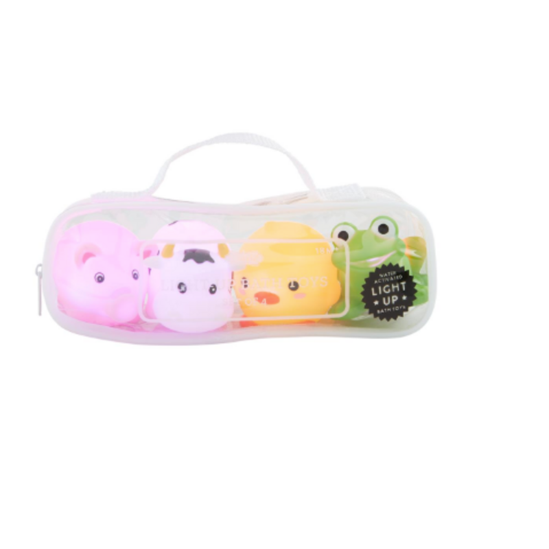 Bath Toys - Farm  - Light Up - S/4