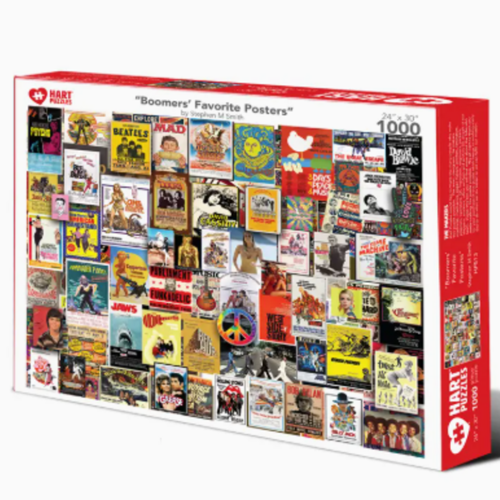 MH Puzzle - Boomers' Favorite Posters  - 1000 pieces