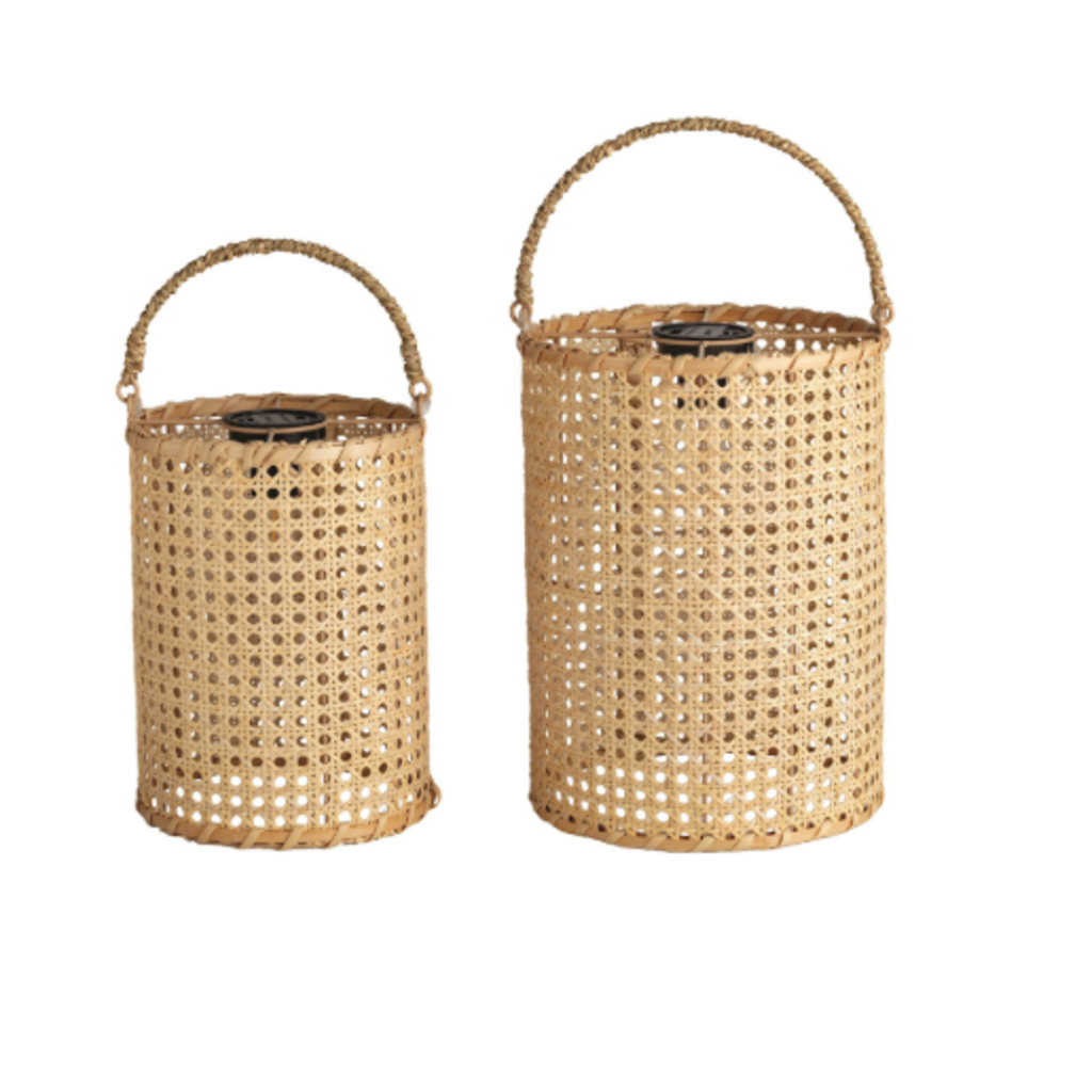 Lantern - Cane - Rattan Handles -