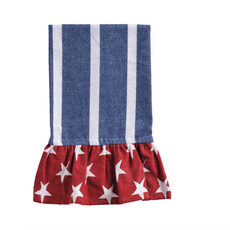Towel - Americana - Flounce Hem -