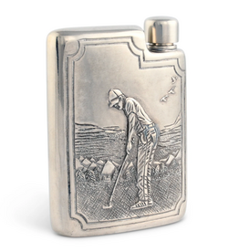 Flask - Golfer - Pewter