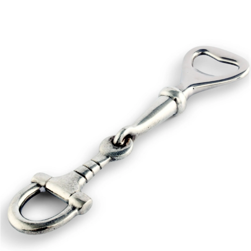 Bottle Opener - Horse Bit - Pewter/Stainless
