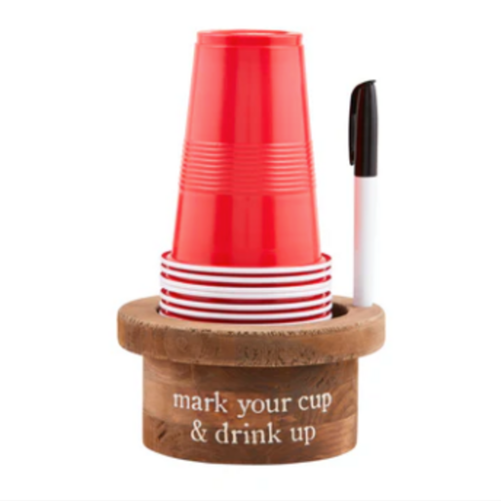 Disposable Cup & Marker Set