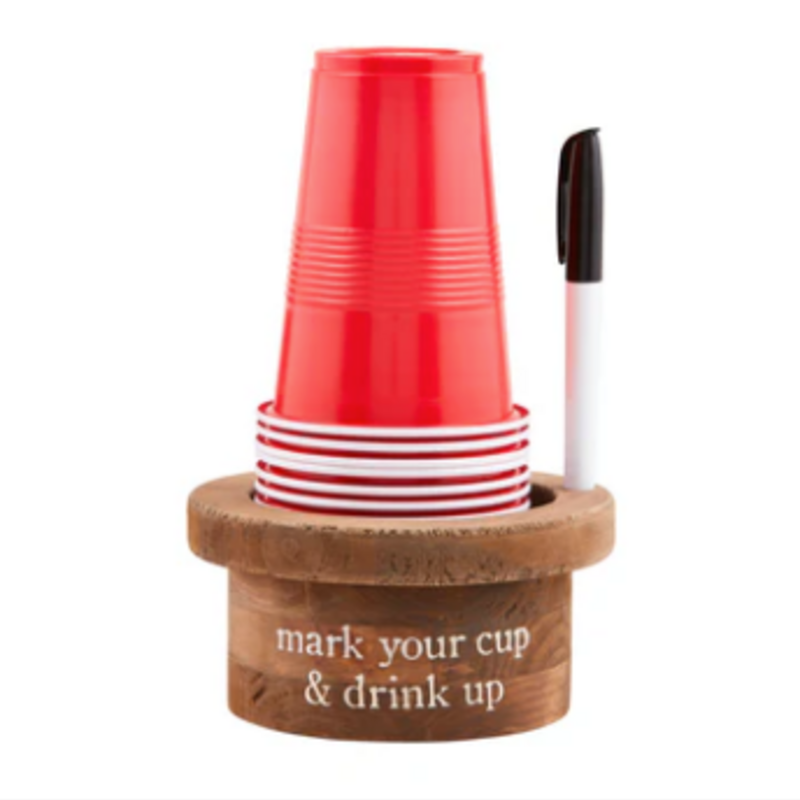 Disposable Cup & Marker Set