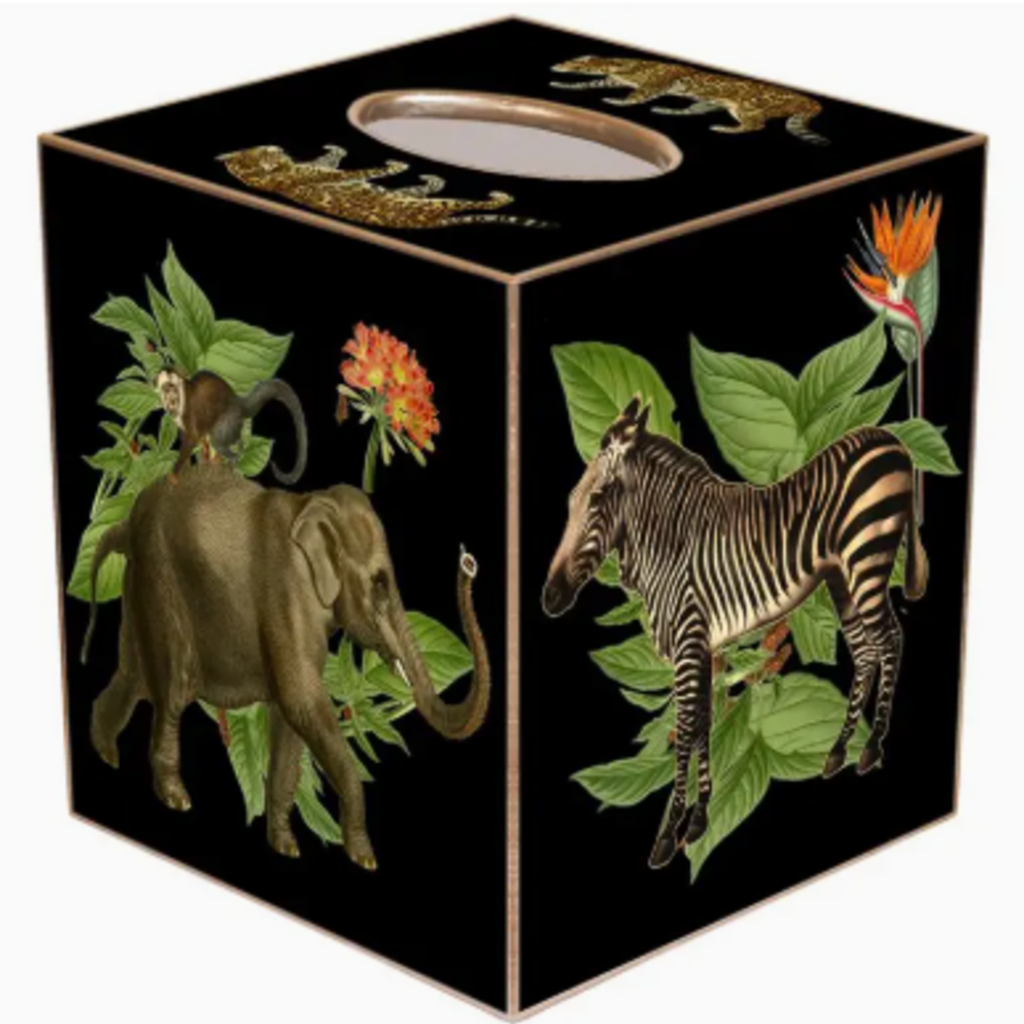 Tissue Box Cover - Decoupage - Hand-Made -