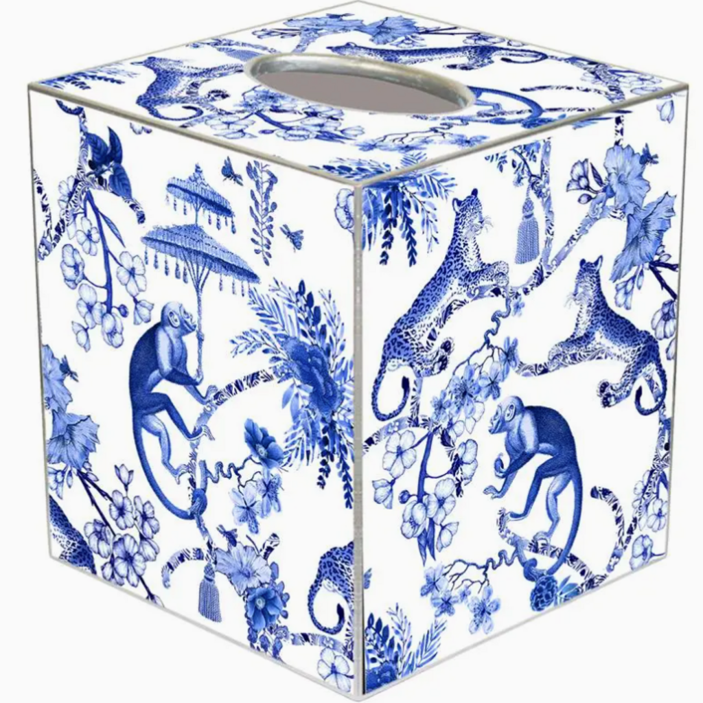 Tissue Box Cover - Decoupage - Hand-Made -