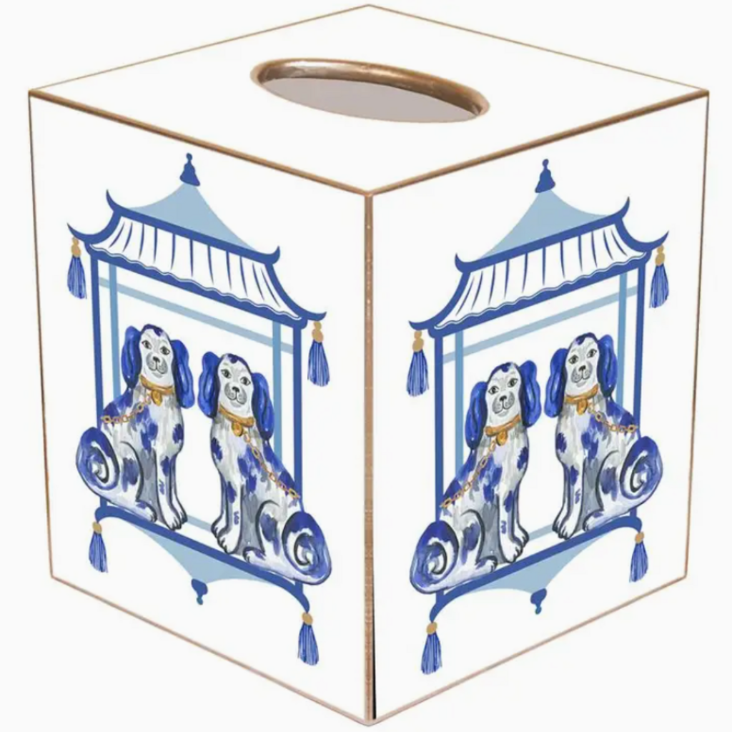 Tissue Box Cover - Decoupage - Hand-Made -