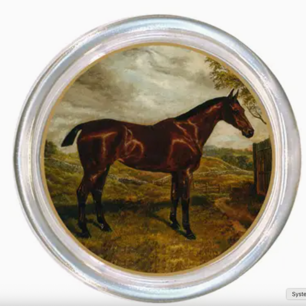 Wine Coaster - Bay Horse - 5"