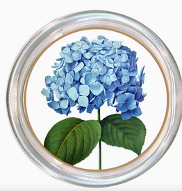 Wine Coaster - Niko Blue Hydrangea - 5"