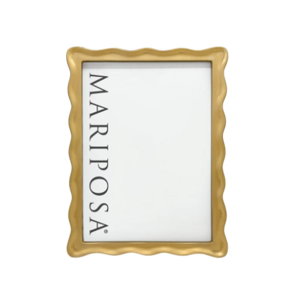 Frame -  Wavy - Gold -  5x7"