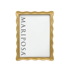 Frame -  Wavy - Gold -  5x7"