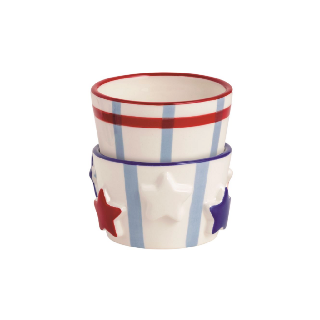 Ramekin - S/2 -  Stars and Stripe Americana