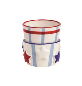 Ramekin - S/2 -  Stars and Stripe Americana