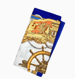 Scarf - Nautical -  Blue