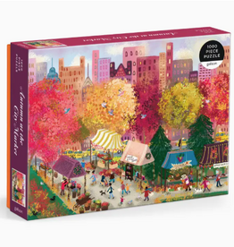 Puzzle -  Joy Laforme - Autumn at the City Market - 1000 Piece