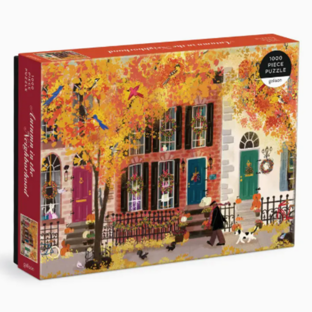 Puzzle -  Autumn in the Neighborhood - 1000 Piece