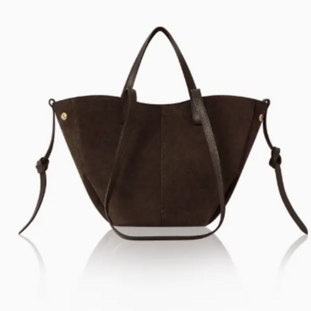 Tote - Italian Suede - 17x10.5x4" -