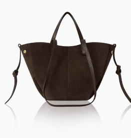 Tote - Italian Suede - 17x10.5x4" -