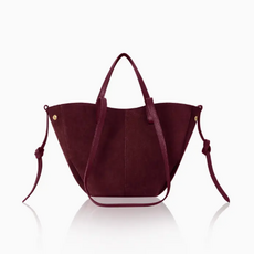 Tote - Italian Suede - 17x10.5x4" -