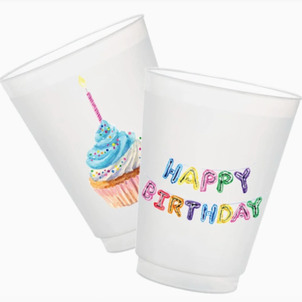 Frosted Cups - 16 oz - S/6 -