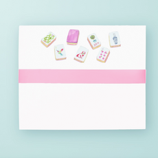 Notepad - Lux Slab - Large - Mahjong Tiles - 8.5x11" - 140 sheets