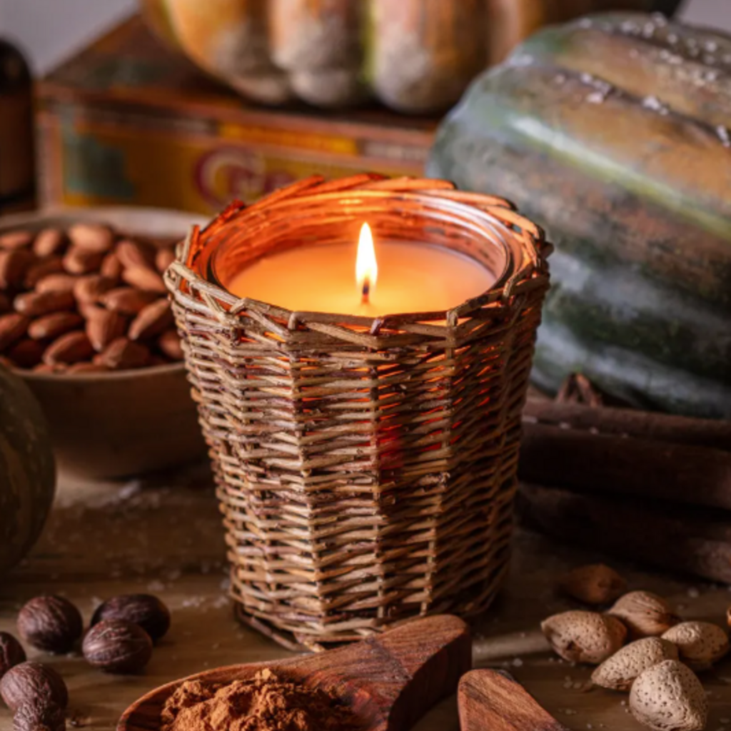 Candle - French Willow - Soy/Vegetable - 5x5x5" -
