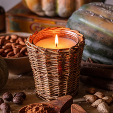 Candle - French Willow - Soy/Vegetable - 5x5x5" -