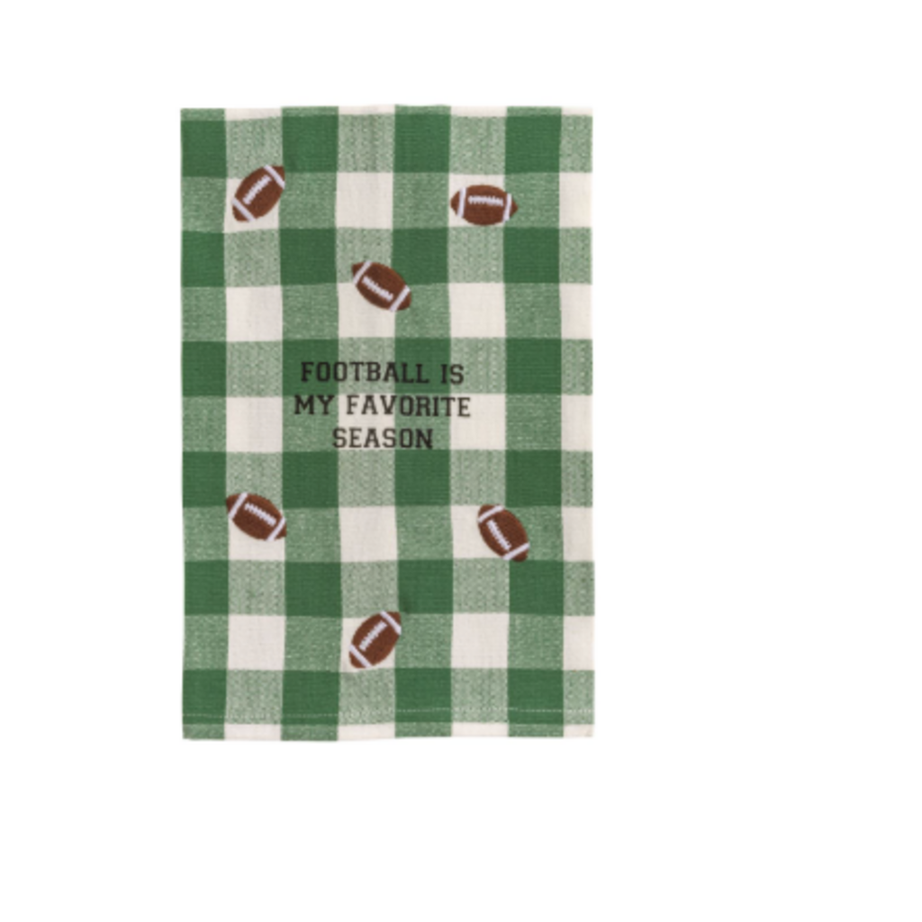 Hand Towel - Football - Embroidered -