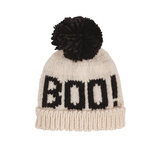 Hat - Halloween - Chunky Knit - Pom - 6-18 M -