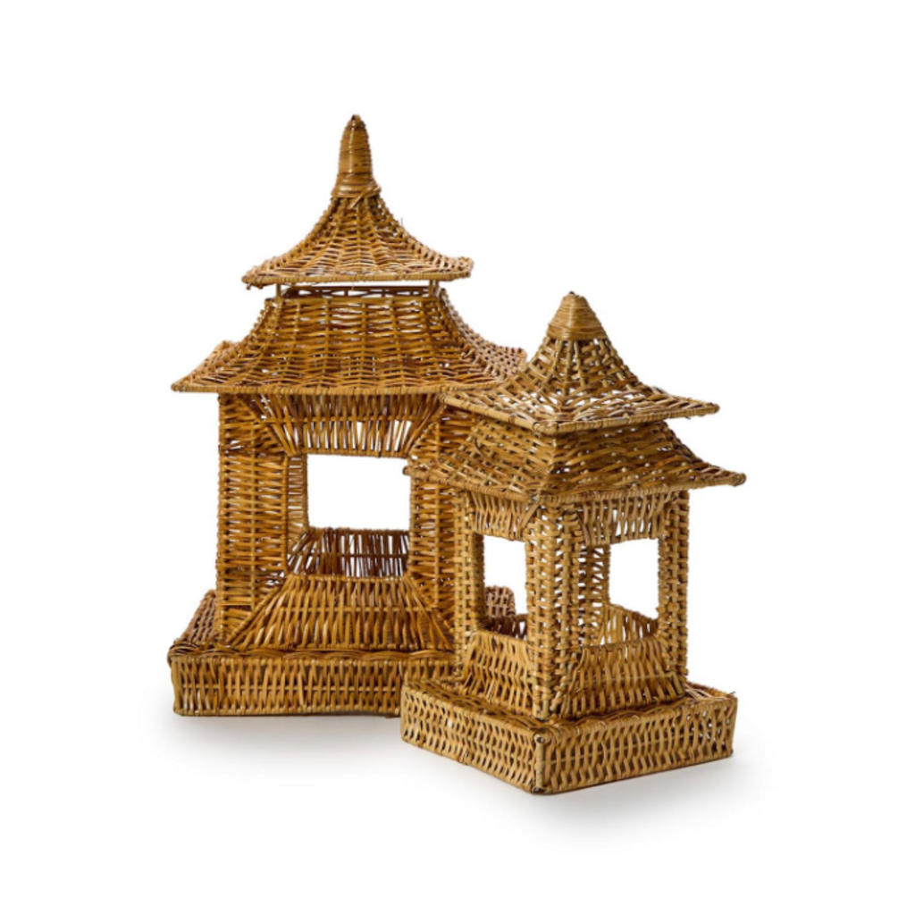 Lantern - Pagoda - Rattan -