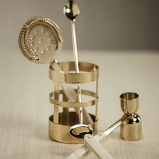 Bar Set - Knightsbridge - 5 Piece - Gold