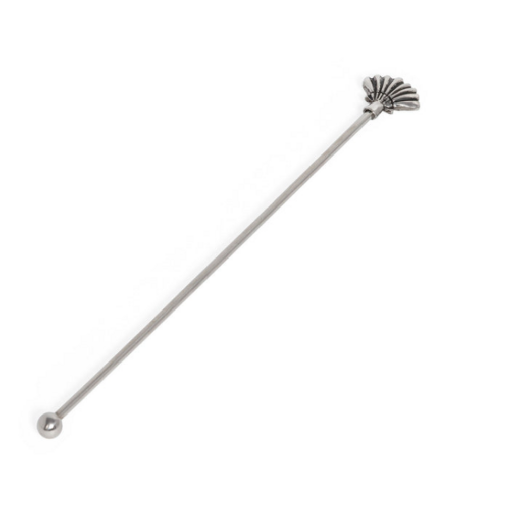 Drink Stirrer - Marine Life - Fan Shell -