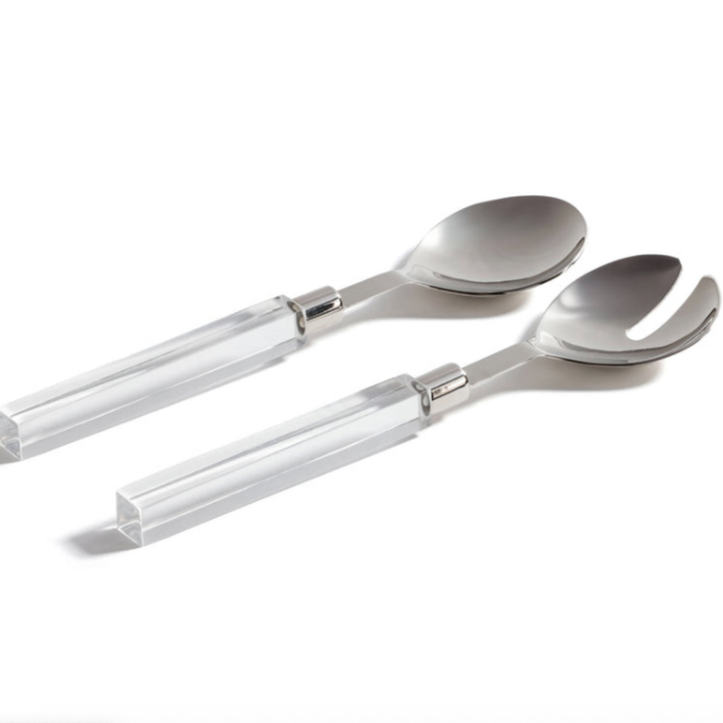 Salad Servers - Mougins - Stainless/Acrylic - S/2