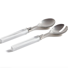 Salad Servers - Mougins - Stainless/Acrylic - S/2
