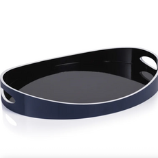 Tray - Lacquered - Noir Marine -