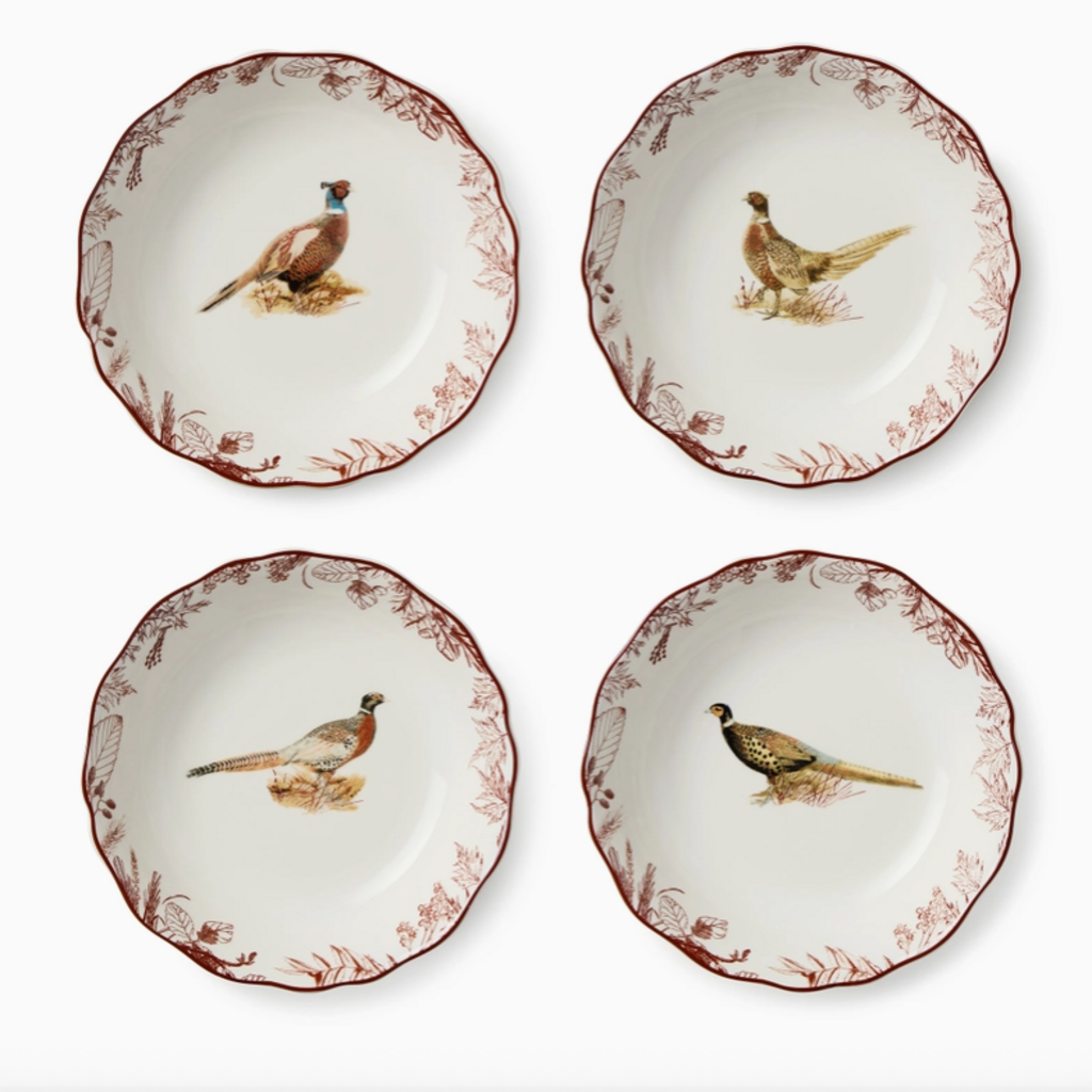 Dinnerware - Pheasant Grove - S/4 -