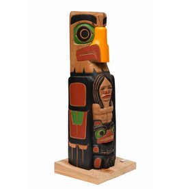 4' Eagle Totem Pole by Cody Mathias