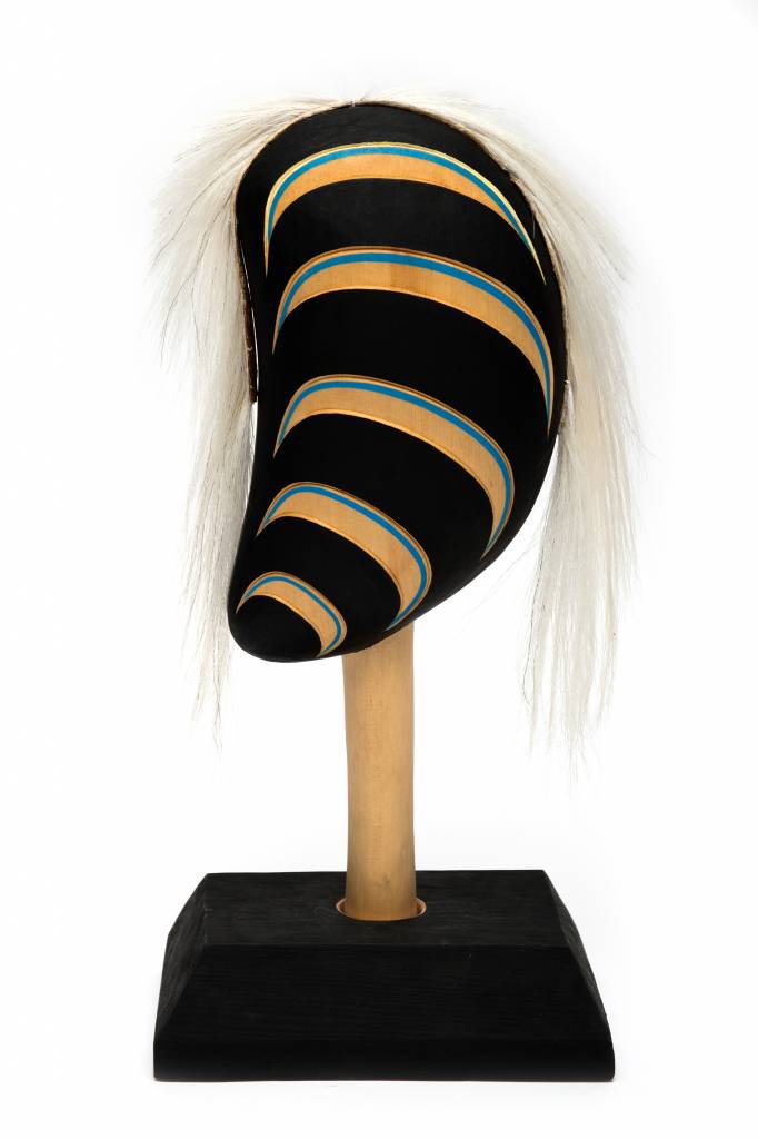 Bella Coola Style Mussel Shell Rattle