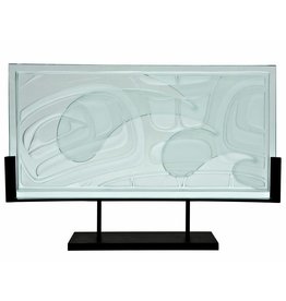 Corey Bulpitt Haida Sea Chief Glass Panel