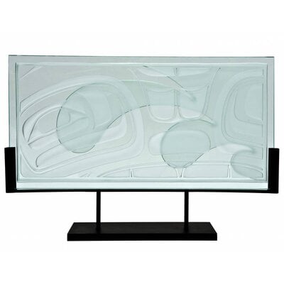 Corey Bulpitt Haida Sea Chief Glass Panel