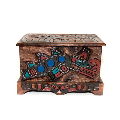 CUSTOM ORDER  Sea Monster, Raven, Hummingbird Chest