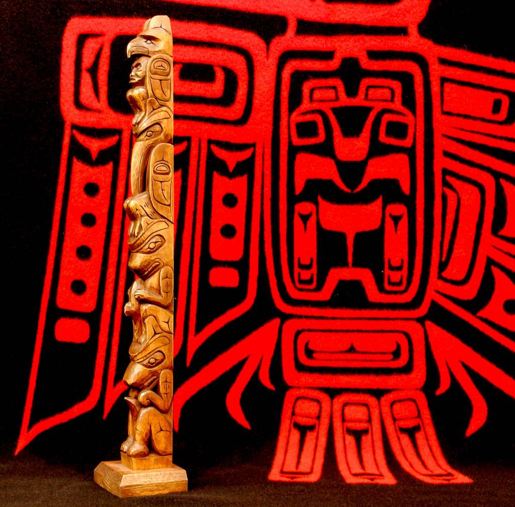 CUSTOM ORDER  2' Model Totem Pole