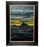 Framed Ocean Scene by Kevin Cardinal (Cree)