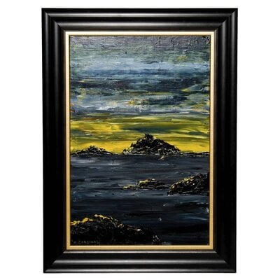 Framed Ocean Scene by Kevin Cardinal version 2