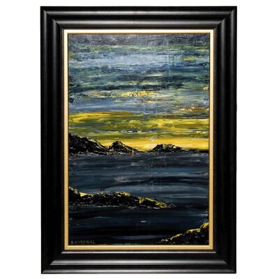 Framed seascape by Kevin Cardinal  version 1
