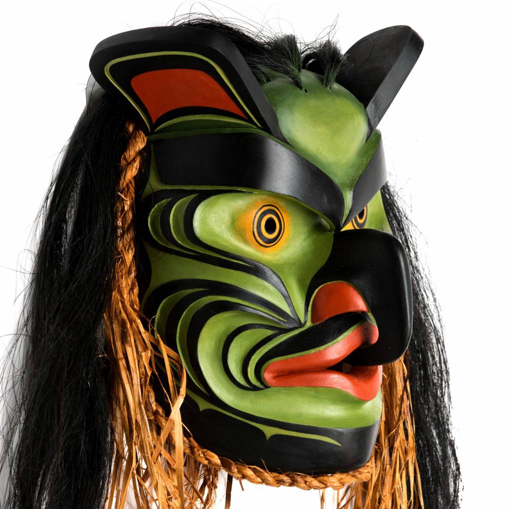 SOLD  Kwak'waka'wakw Bugwas Mask