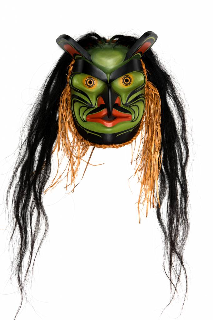SOLD  Kwak'waka'wakw Bugwas Mask