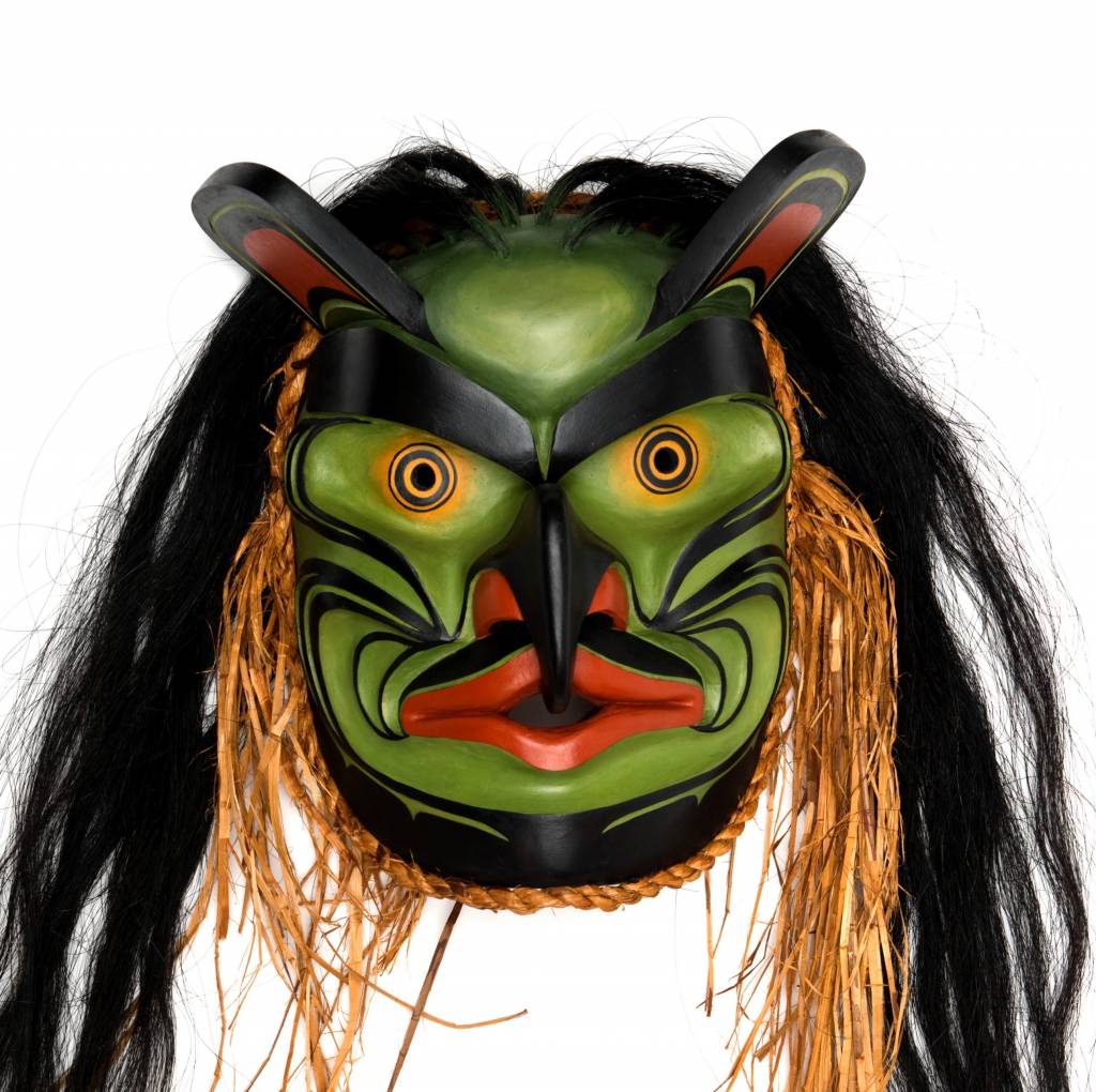 SOLD  Kwak'waka'wakw Bugwas Mask