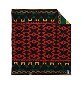 SOLD  Tribute Buell #6 Pendleton Robe Black